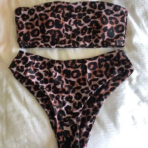 zaful medium high waisted bikini